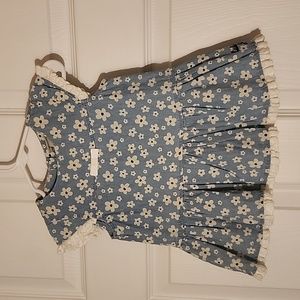 Calvin Klein 18 month Denim with floral top